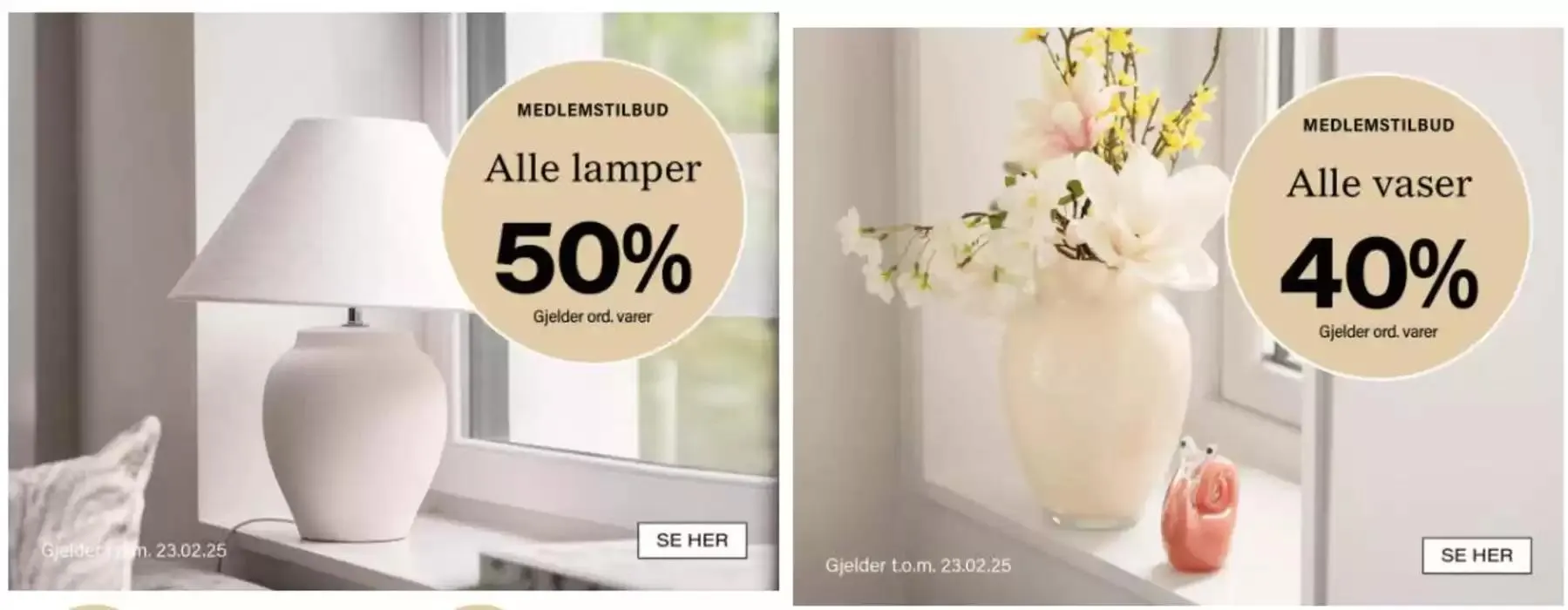 40% fra 22. januar til 23. februar 2025 - kundeavisside 3