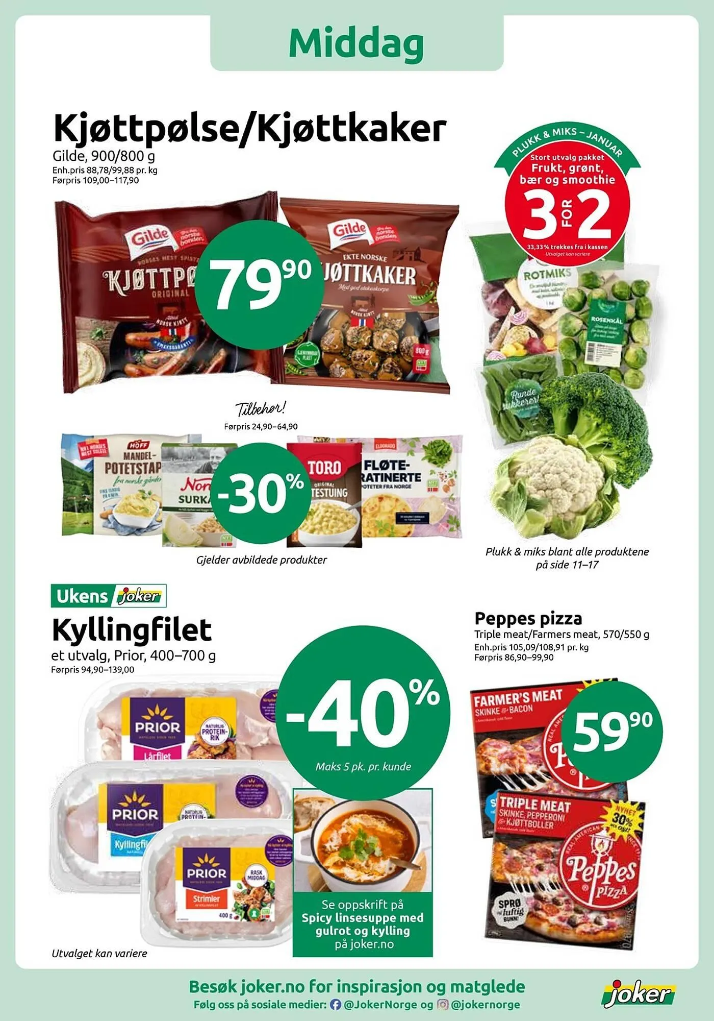 Joker kundeavis fra 13. januar til 25. januar 2026 - kundeavisside 6