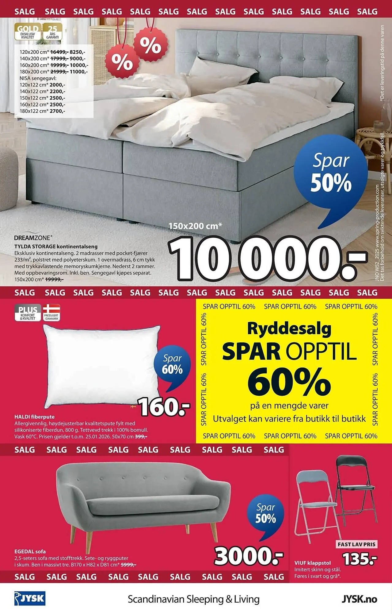 JYSK kundeavis fra 27. desember til 10. januar 2026 - kundeavisside 25