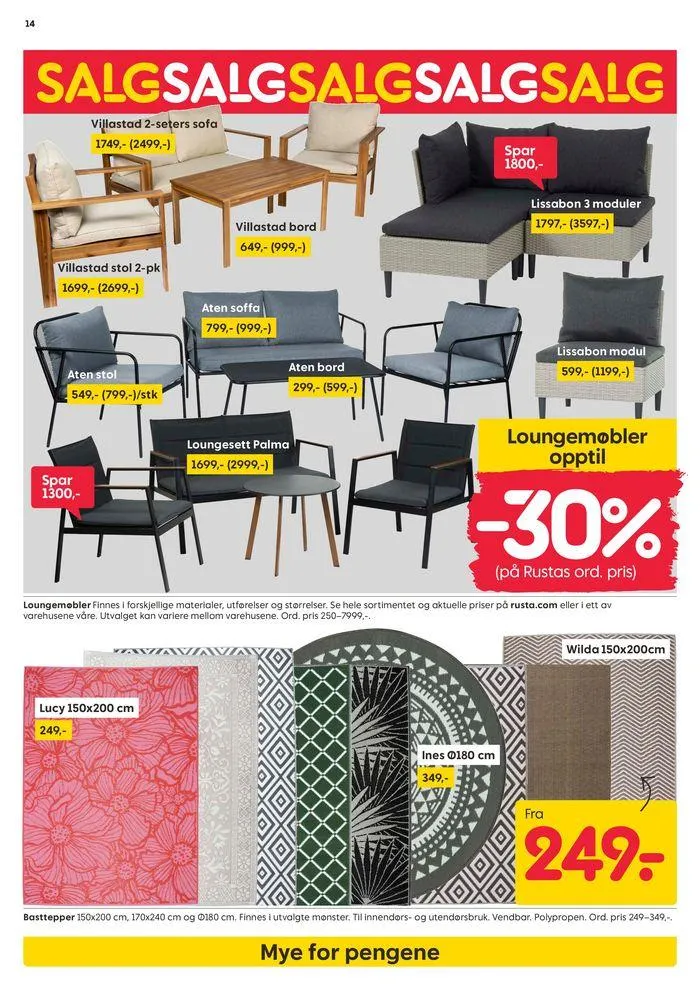 Rusta Salg fra 24. juni til 8. juli 2024 - kundeavisside 14