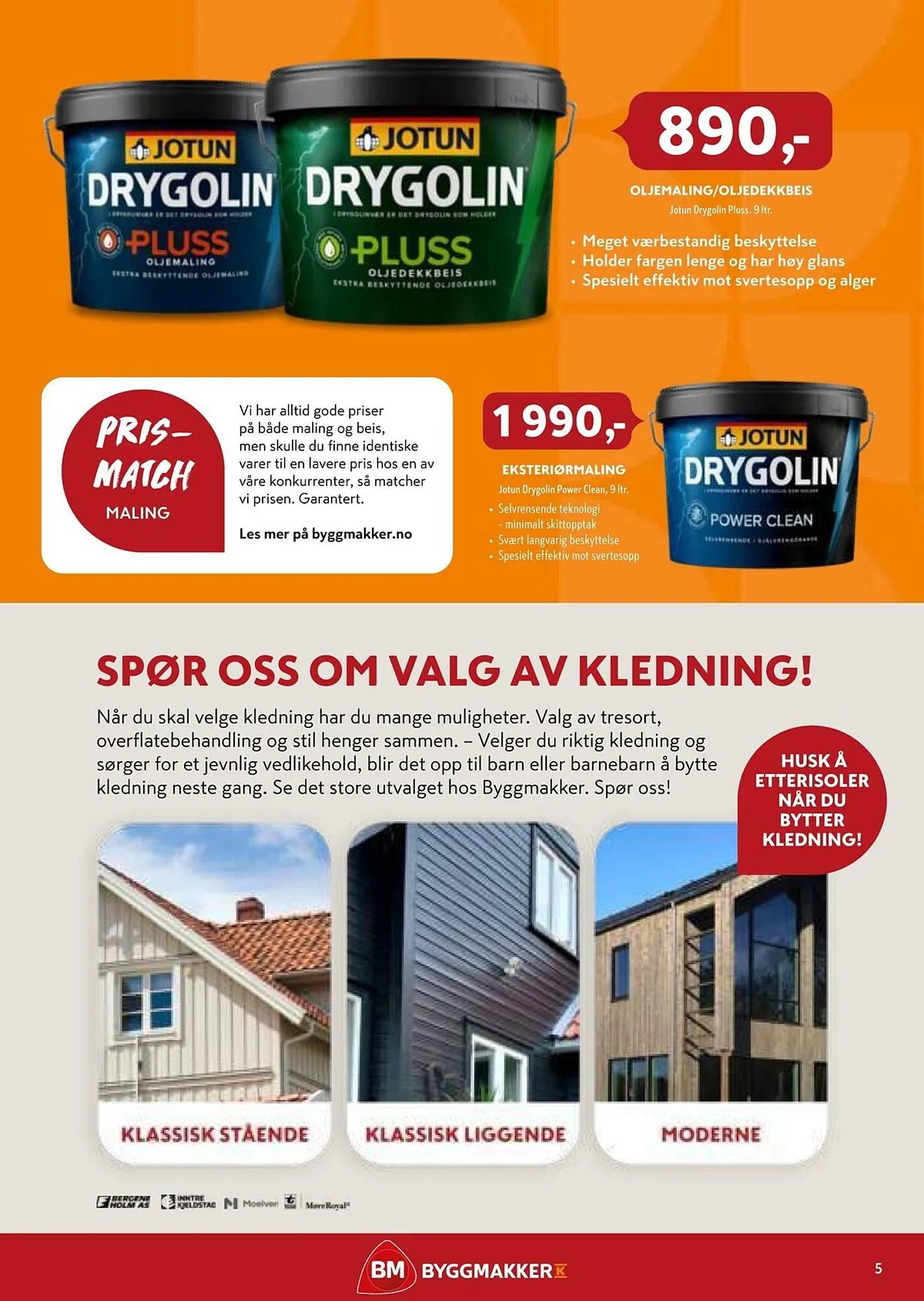 Byggmakker Kundeavis fra 5. mai til 1. juni 2024 - kundeavisside 5