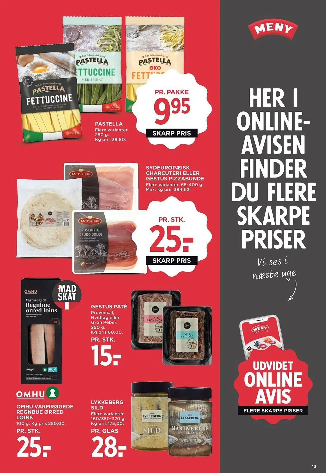 Meny kundeavis fra 13. februar til 19. februar 2026 - kundeavisside 19