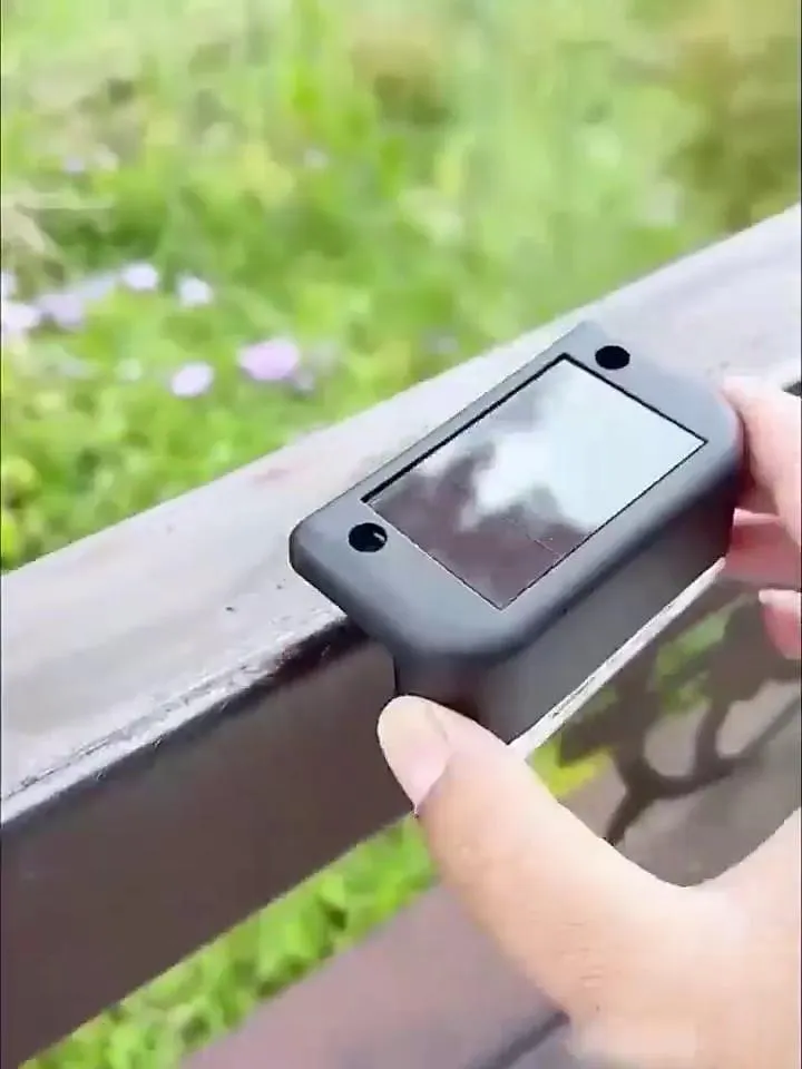 4 Uds luces solares de paso al aire libre led luces de escalera de cubierta impermeable led para valla de jardín paso barandilla escaleras patio camino luz de vacaciones