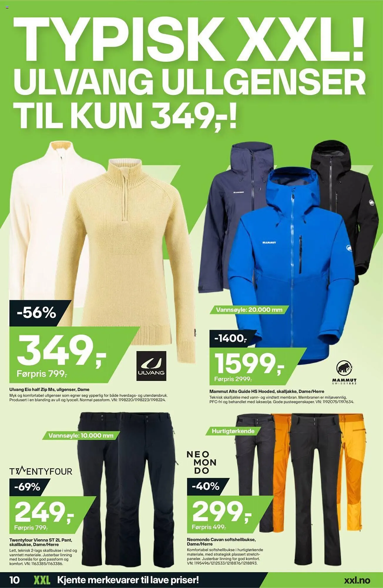 XXL Sport Kundeavis fra 18. september til 24. september 2023 - kundeavisside 10