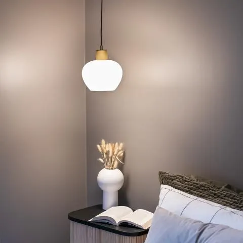 Kelly taklampe Hvit 19 cm