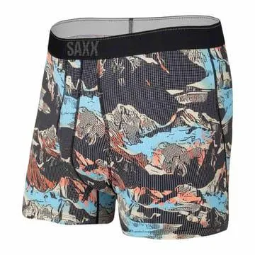 SAXX Quest Boxer Black Mountainscape