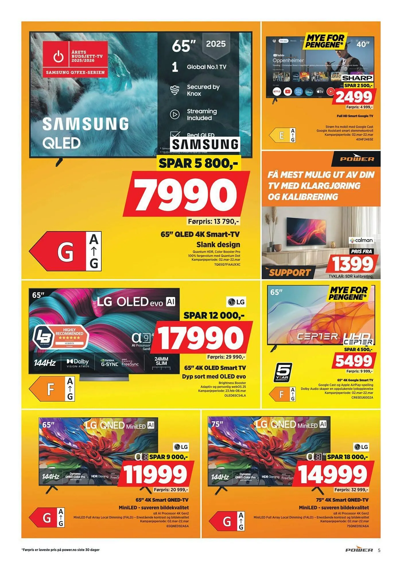 POWER kundeavis fra 2. mars til 8. mars 2026 - kundeavisside 5