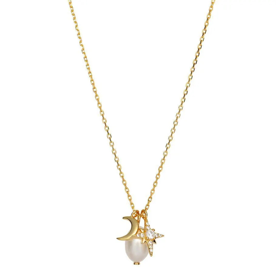 ANJA Halssmykke 925 Forgylt Sølv