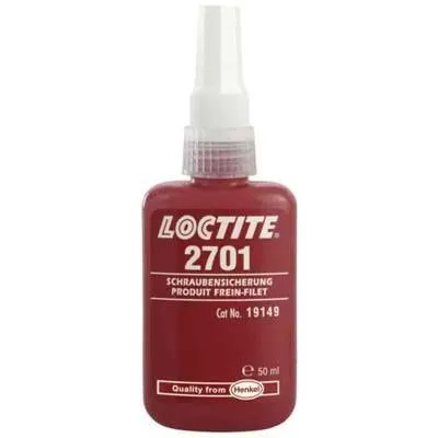 Loctite 2701 Skruesikring Gjengesikring, Sterk
