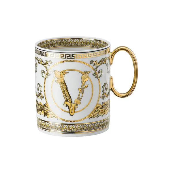 Mug with handle, virtus gala white