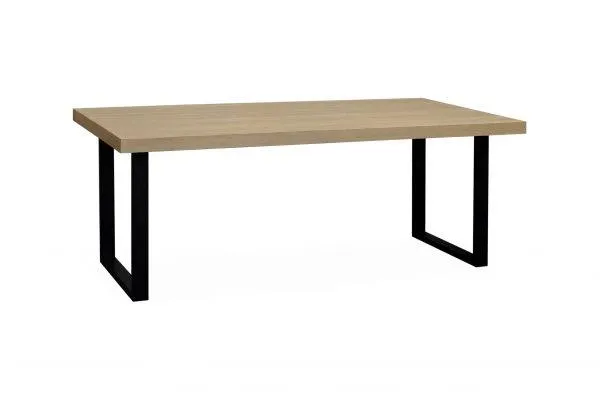 Spisebord Morris 200x100x75 Natur grov eikefiner