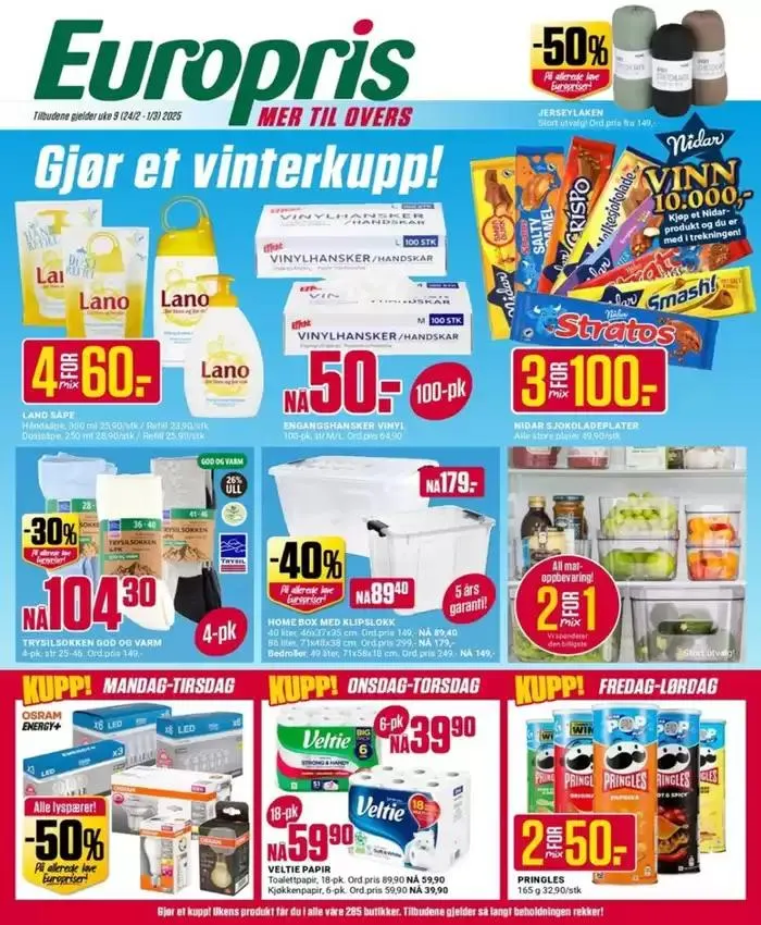 Europris DM 9-25 MYBRING fra 1. mars til 15. mars 2025 - kundeavisside 2