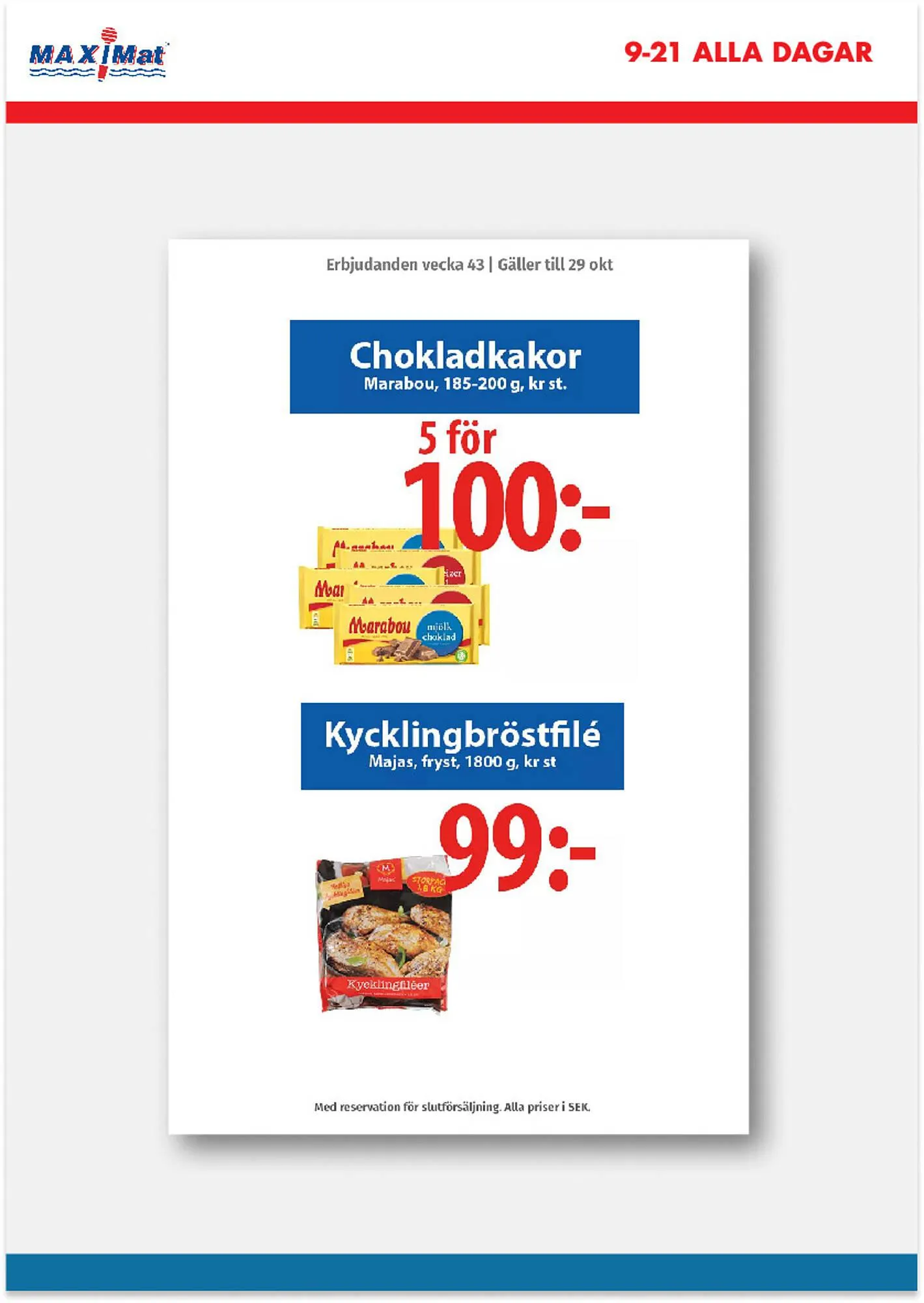 MaxiMat Charlottenberg Kundeavis fra 23. oktober til 29. oktober 2023 - kundeavisside 3