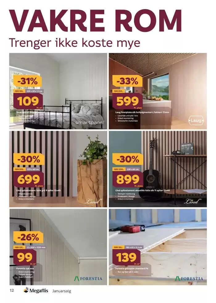 Megaflis Kundeavis fra 30. desember til 13. januar 2025 - kundeavisside 12