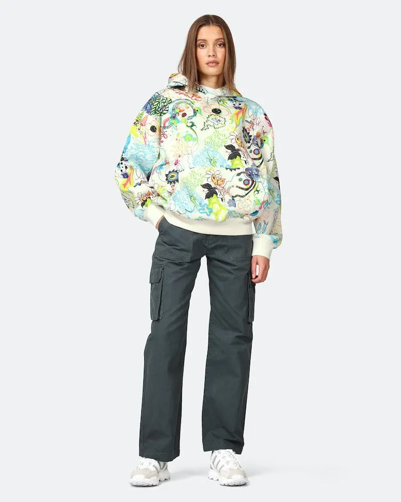 Close Up hettegenser med print