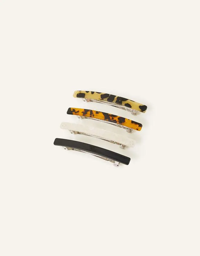 Basic Barette Hair Clip Set