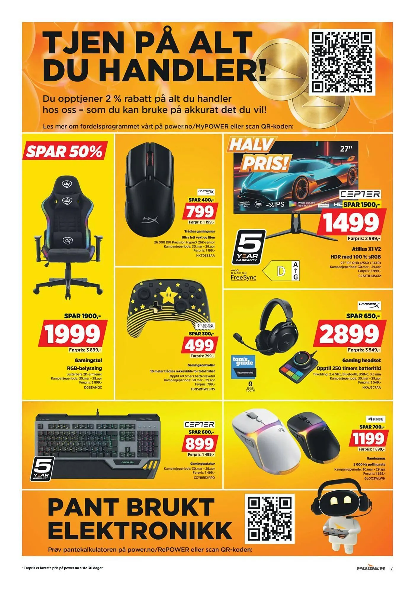 POWER kundeavis fra 20. april til 27. april 2026 - kundeavisside 7