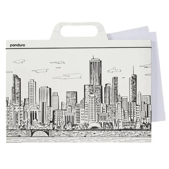 Mappe med 16 skisseark