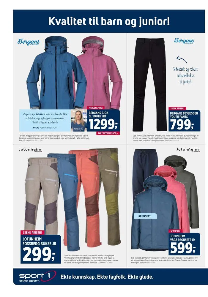 Sport 1 Ekte Sport fra 22. august til 1. september 2024 - kundeavisside 6