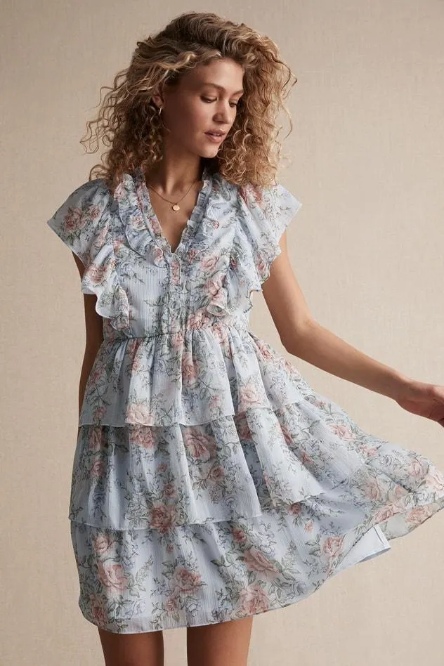 Newbie Woman -malliston kukkakuvioinen mekko