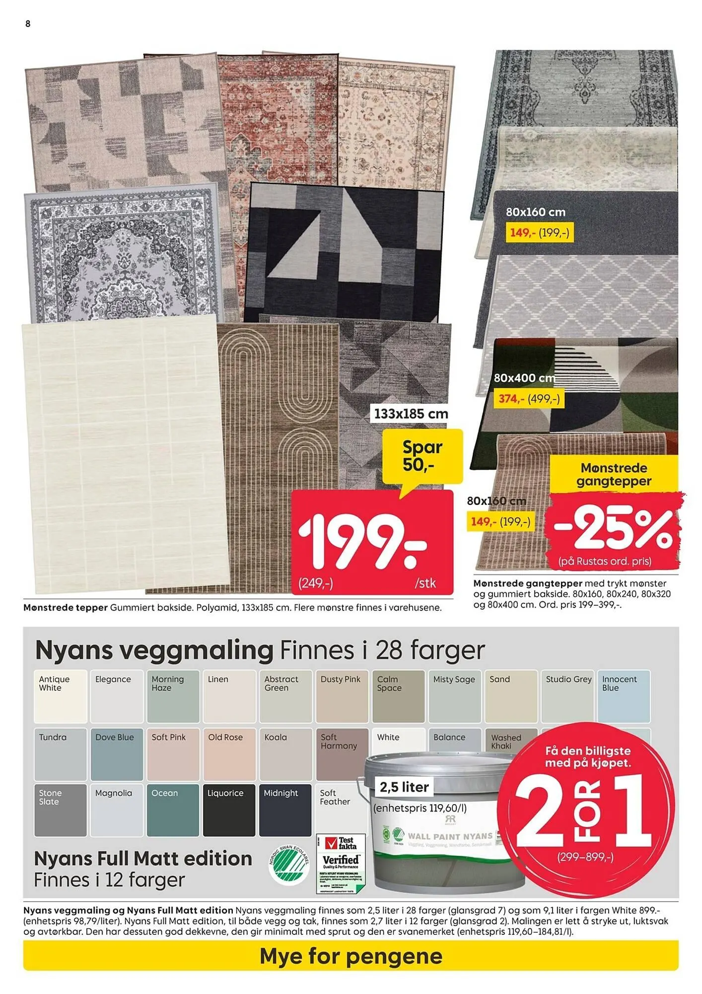 Rusta kundeavis fra 12. januar til 18. januar 2026 - kundeavisside 8