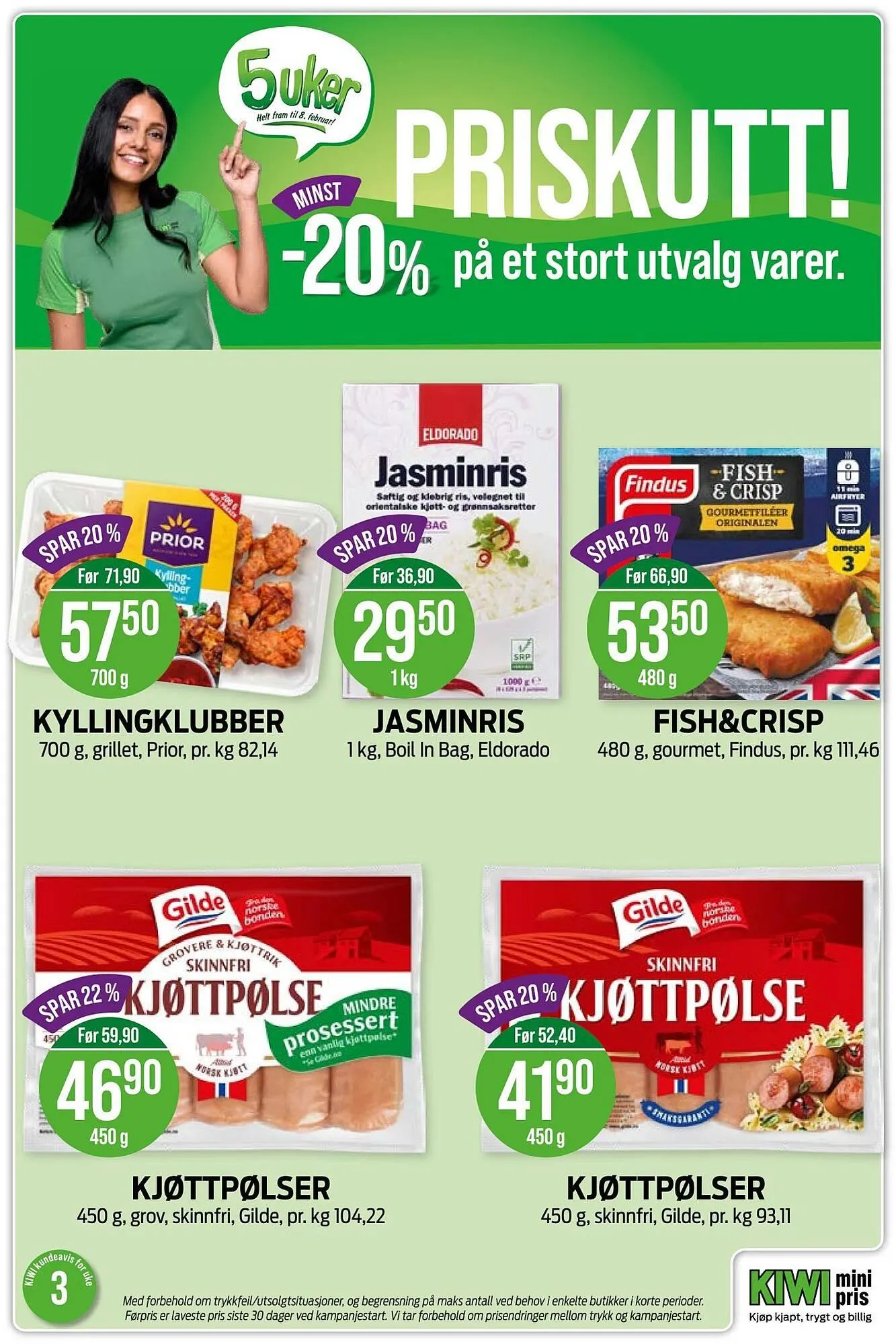 Kiwi kundeavis fra 12. januar til 19. januar 2026 - kundeavisside 16