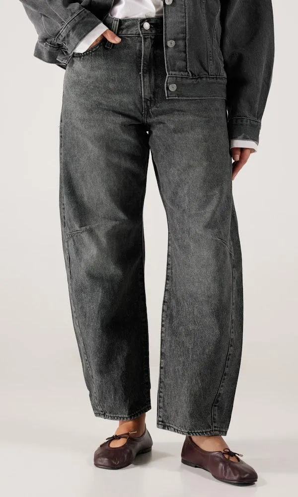 Cinch Barrel Svart Jeans