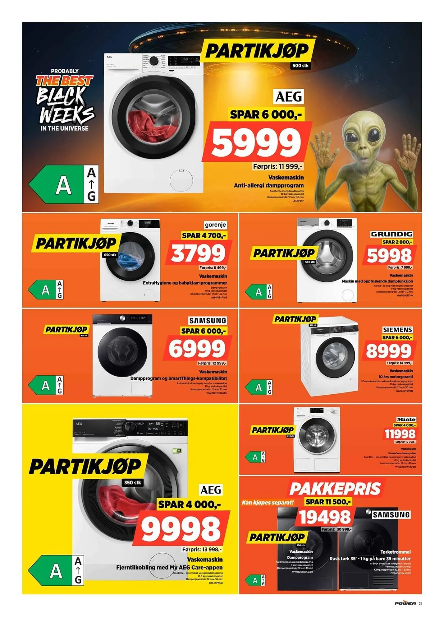 POWER kundeavis fra 17. november til 23. november 2025 - kundeavisside 21