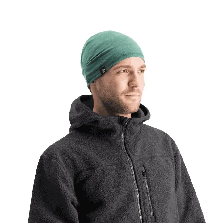 Kiruna Basic Beanie, lue, unisex, Mørk grønn