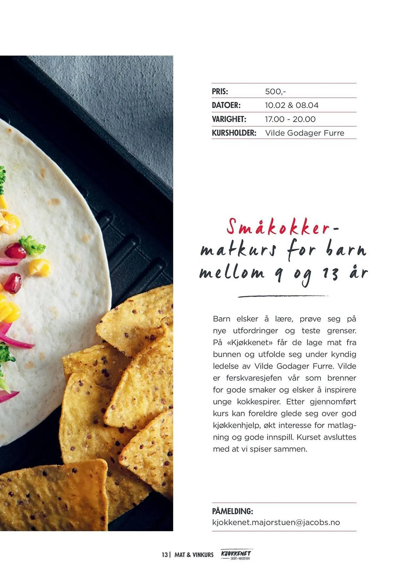 Jacobs kundeavis fra 1. januar til 31. mars 2026 - kundeavisside 13