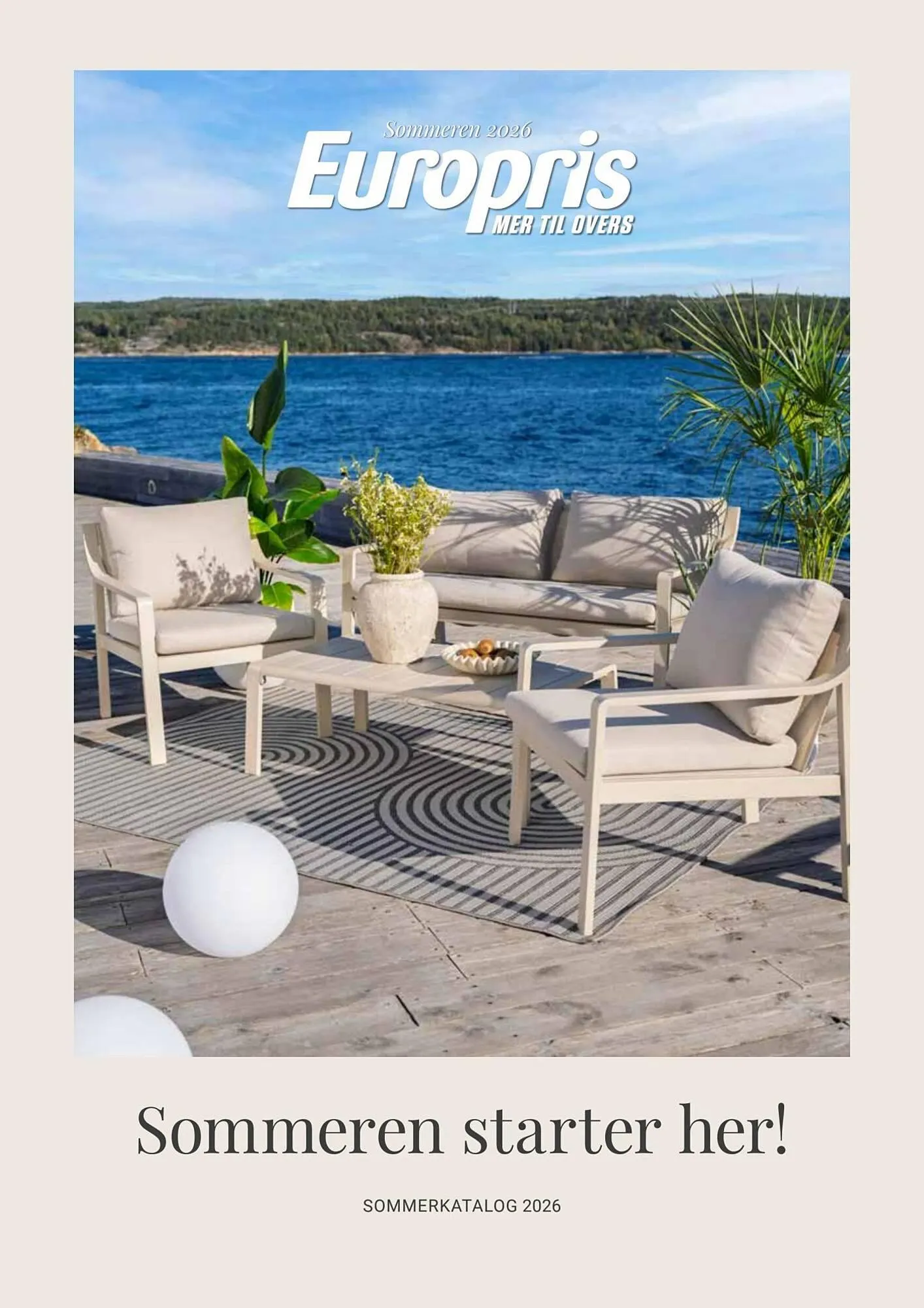 Europris kundeavis fra 10. april til 1. juli 2026 - kundeavisside 1