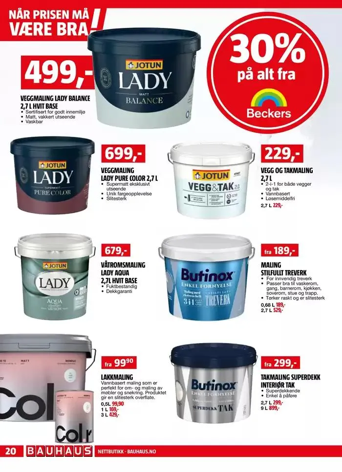 Baderomsdager fra 4. mars til 16. mars 2025 - kundeavisside 20