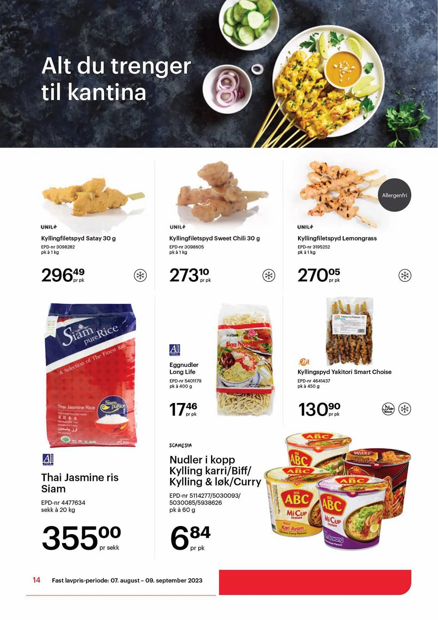 Storcash Kundeavis fra 7. august til 9. september 2023 - kundeavisside 14