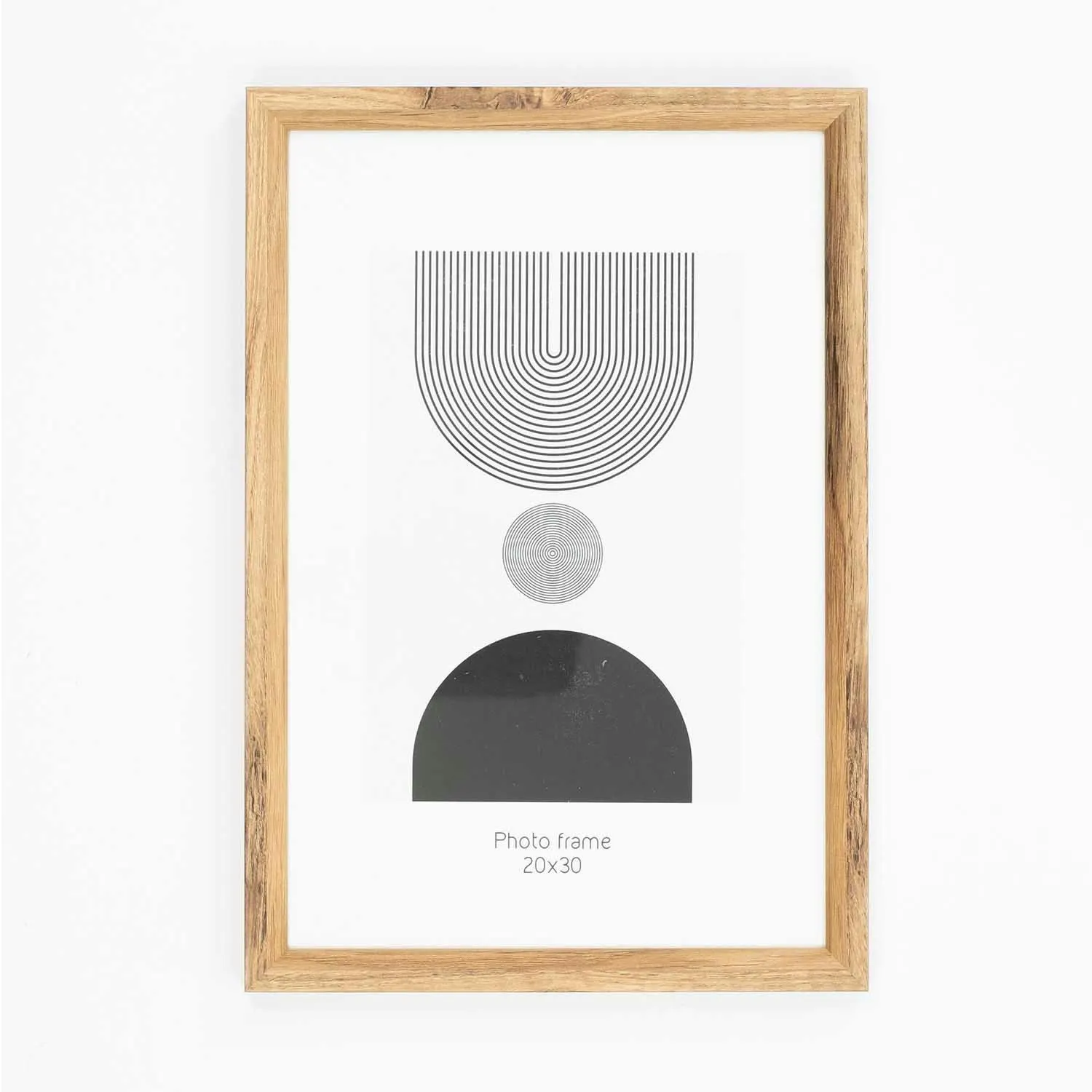 Ramme Nordkapp rustikk eik