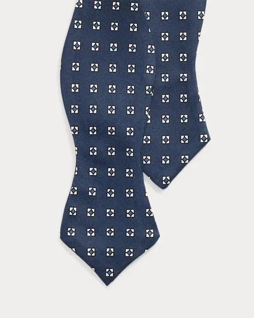 Neat Silk Twill Bow Tie