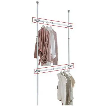 KLESSTENGER WENKO HERKULES TELESKOP HVIT 165-300 CM