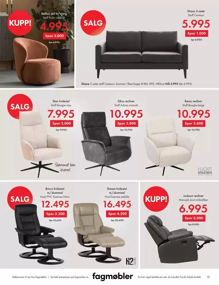 Fagmøbler Kundeavis fra 1. februar til 15. februar 2025 - kundeavisside 13
