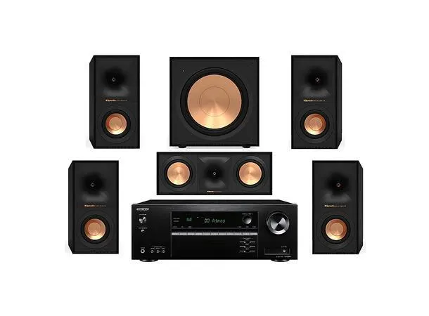 Onkyo TX-SR494 / Klipsch R-40M