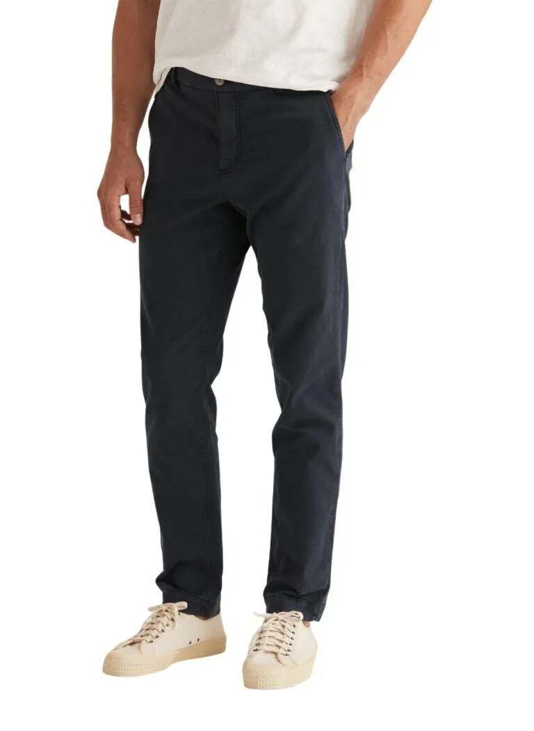 Jeffrey Brushed Chino – Marine