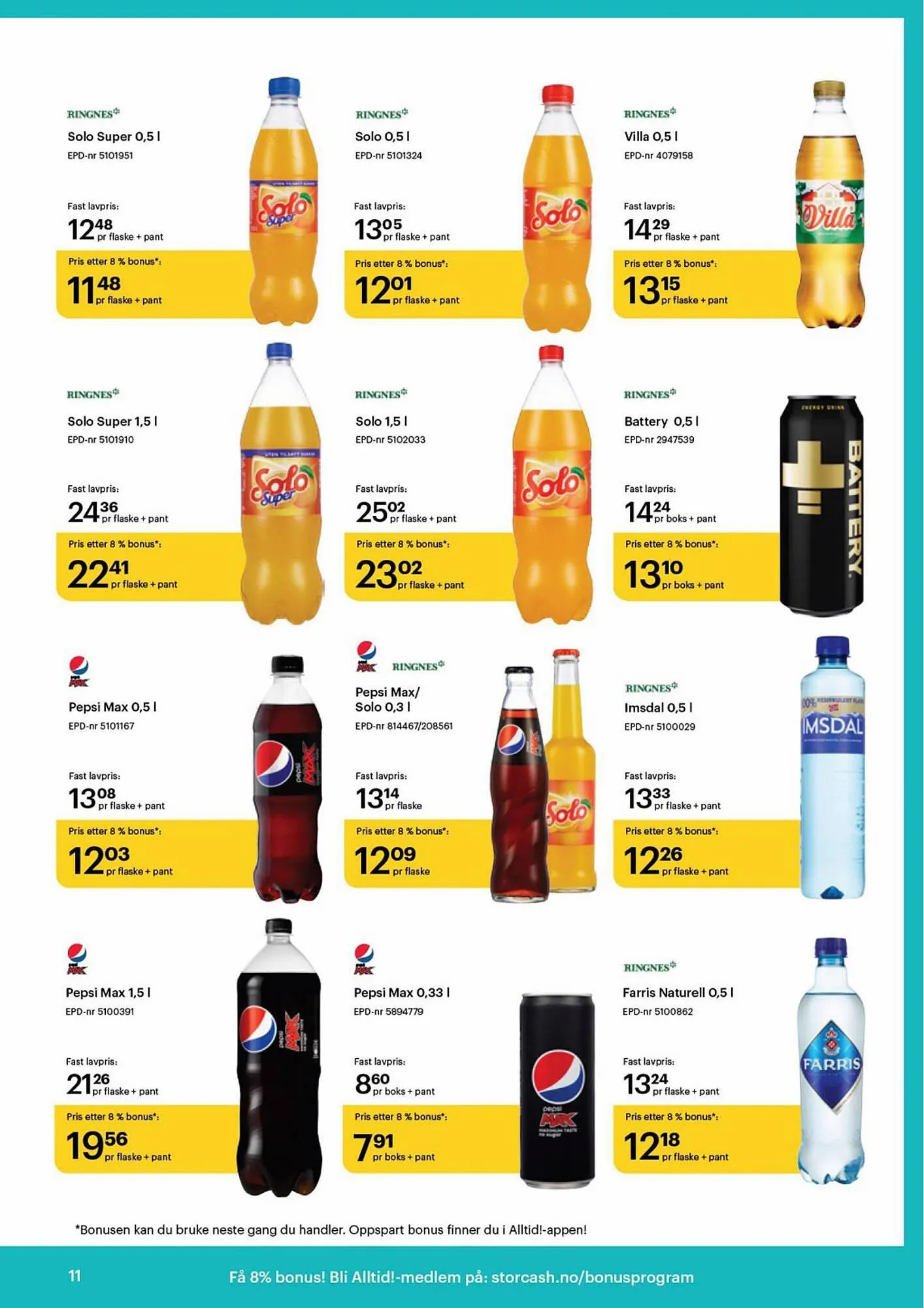 Storcash Kundeavis fra 11. september til 7. oktober 2023 - kundeavisside 11