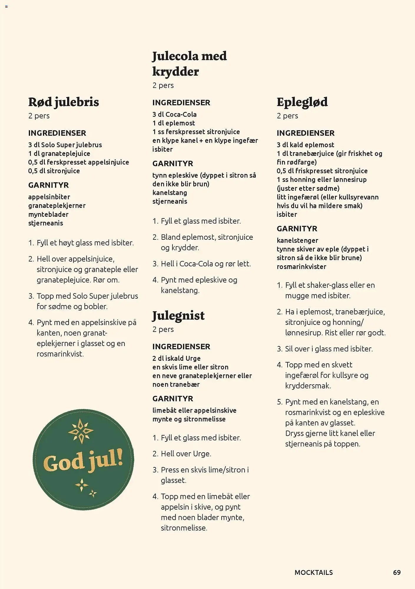 Joker kundeavis fra 1. desember til 1. januar 2026 - kundeavisside 69