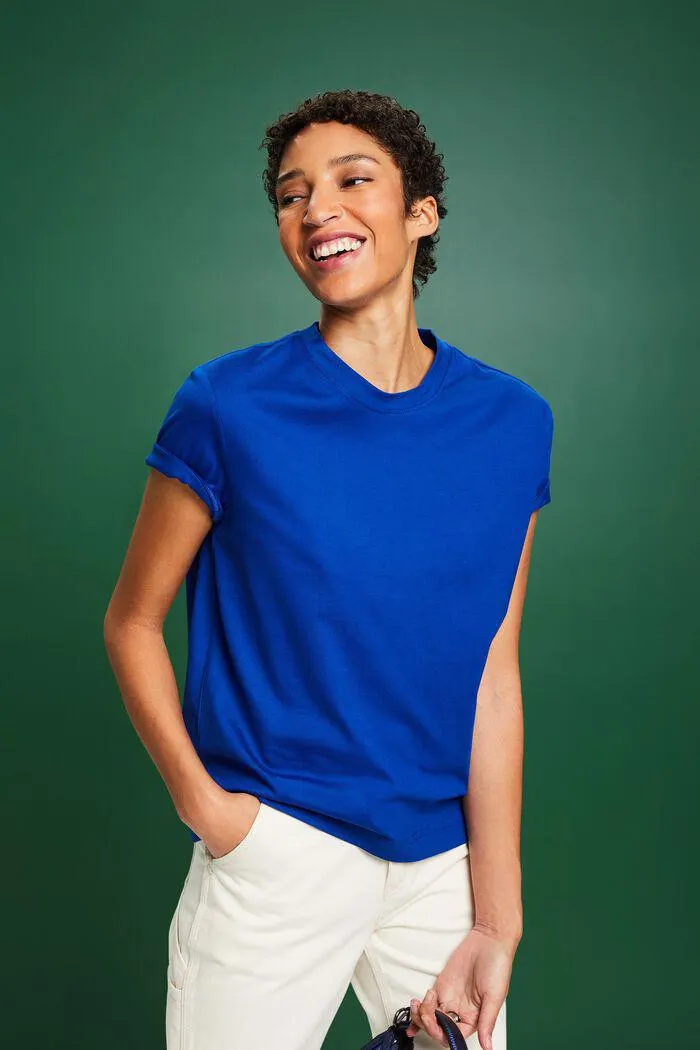 Pima Cotton Crewneck T-Shirt