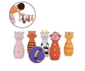 LUDI Baby bowling Animals