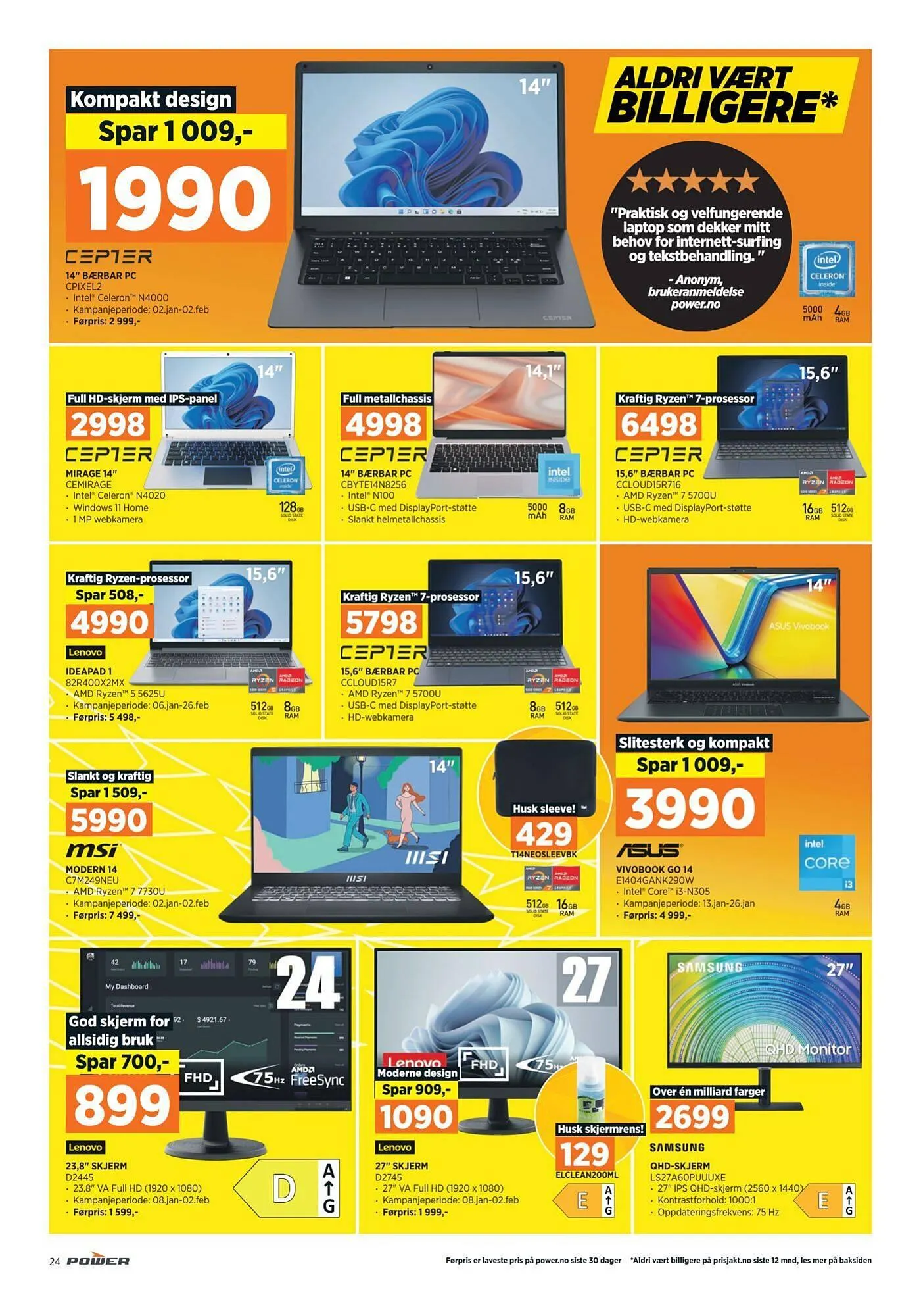 POWER Kundeavis fra 12. januar til 19. januar 2025 - kundeavisside 24