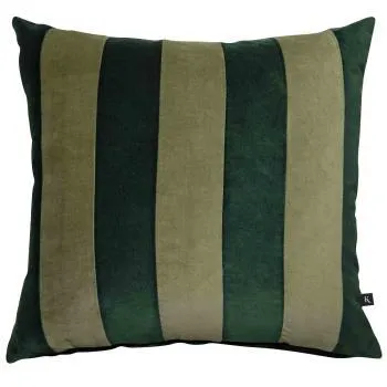 Putetrekk velur striper 48x48 cm