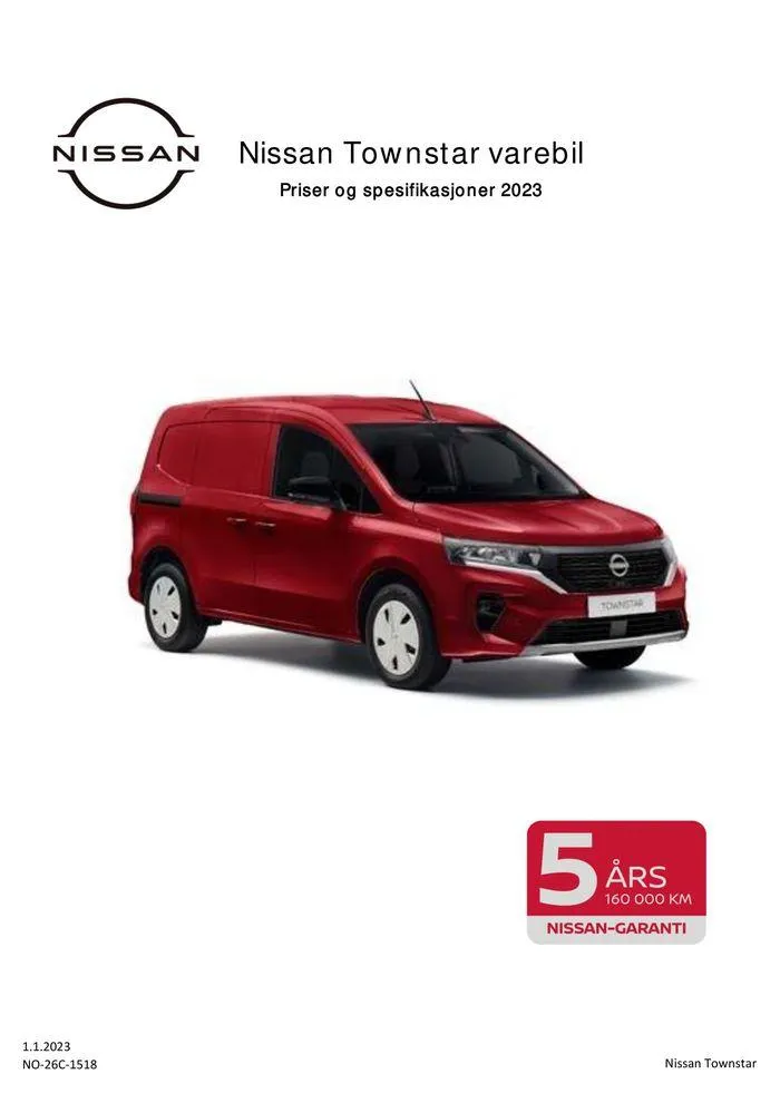 Nissan Townstar Varebil . - 1