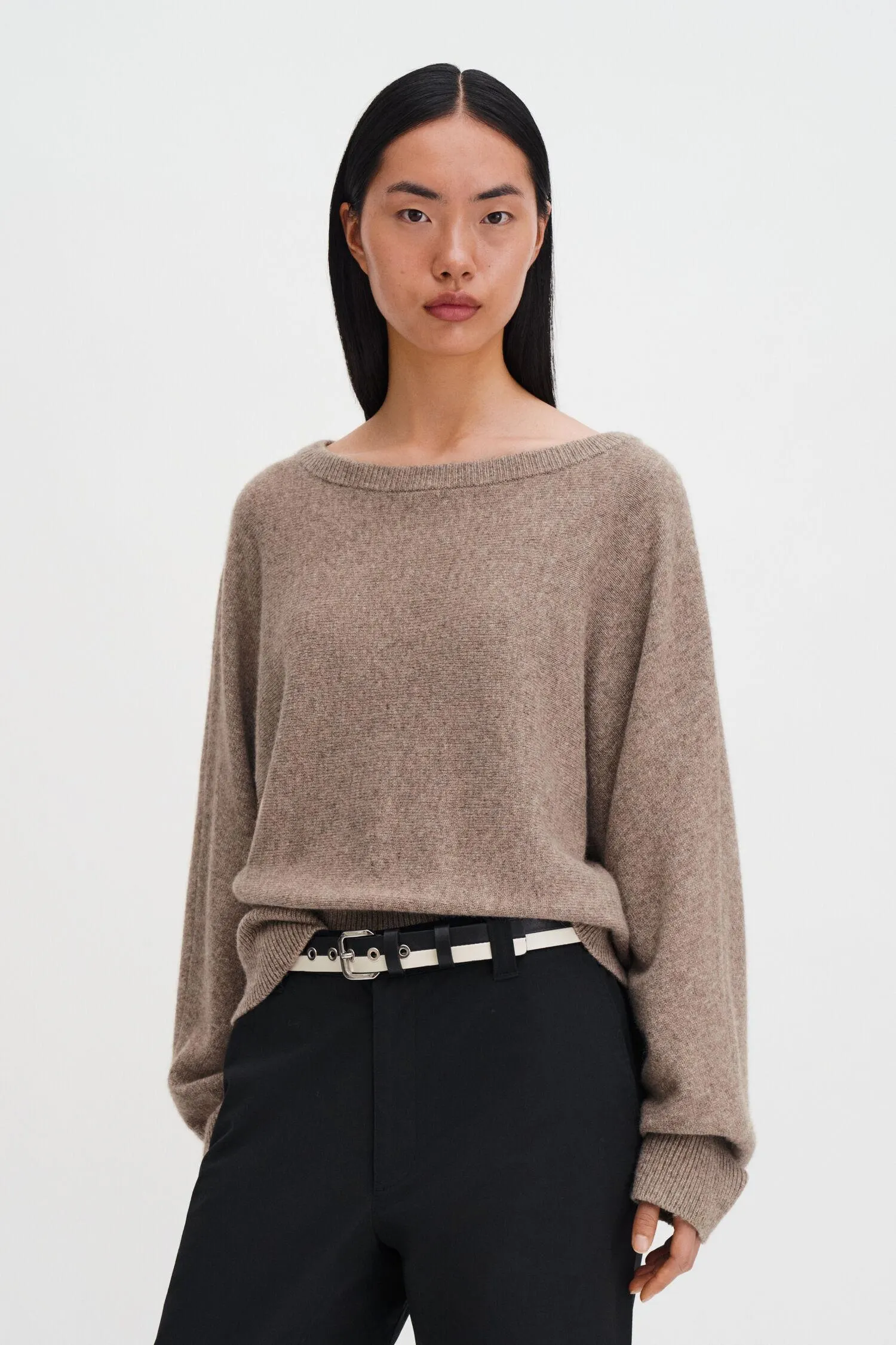 Wool Yak Boatneck Sweater