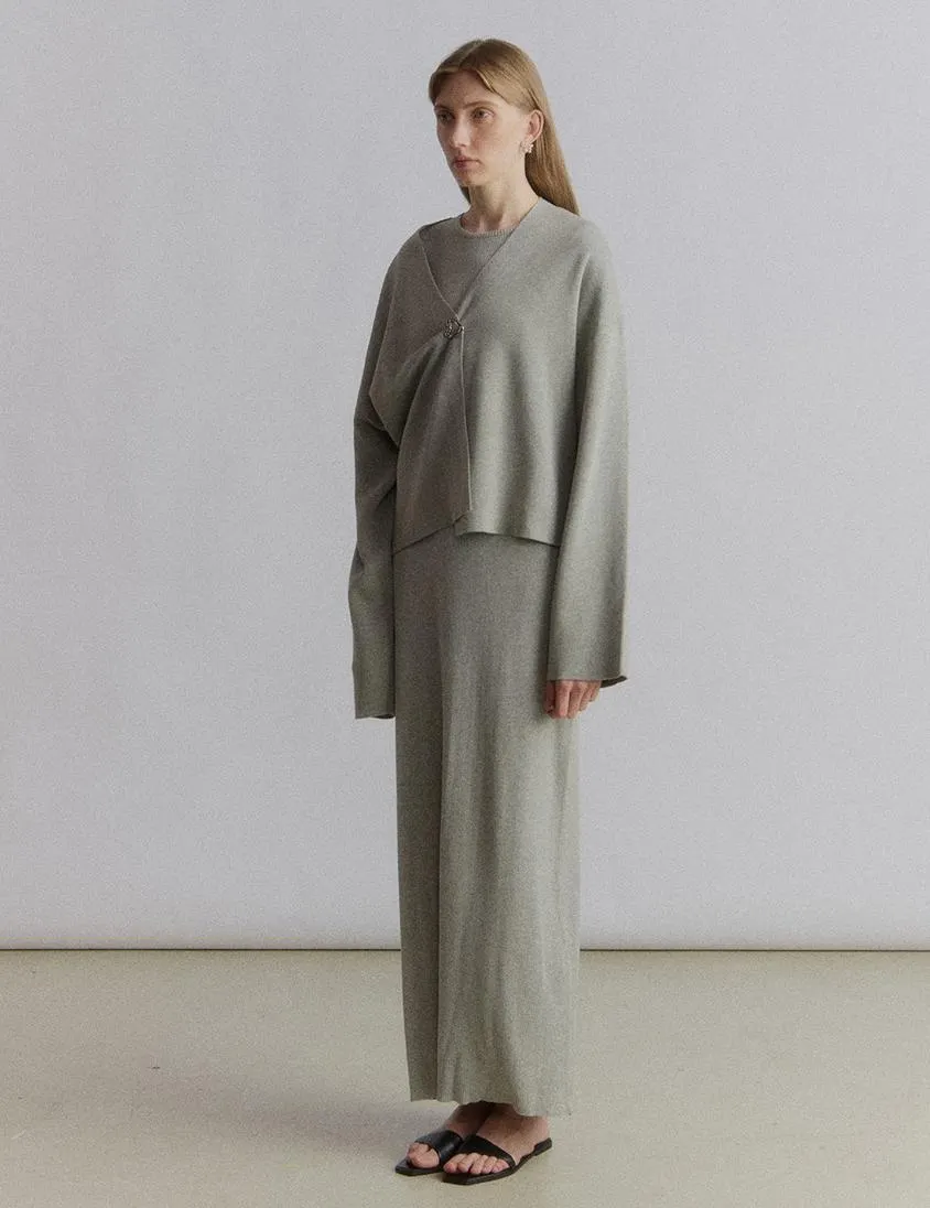 Carwen Oversized Cardigan Grey