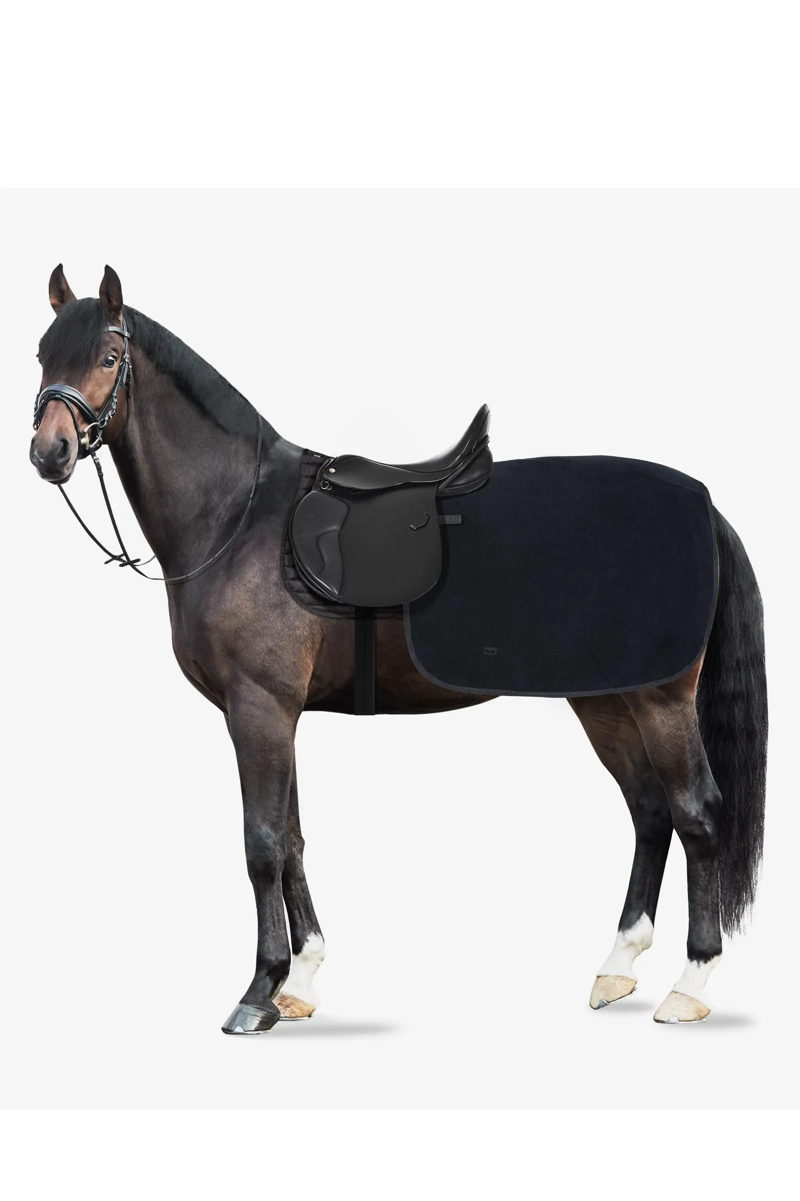 Horze Noir ridedekken i fleece