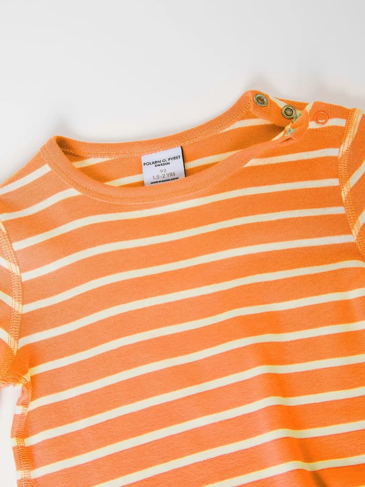 Langermet T-skjorte stripet